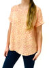Imagen de Blusa Tannery Estampado Naranja y Fucsia