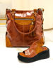 Imagen de Cartera Degas Whisky Milano Gamuza