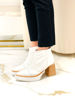 Imagen de Bota Britney Blanco Charol Lagarto
