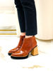 Imagen de Bota Britney Whisky Lagarto