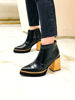 Imagen de Bota Britney Negro Lagarto