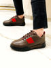 Imagen de Sneaker Presley Chocolate Y Rojo