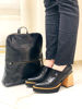 Imagen de Zapato Vasari Negro Lagarto Milano