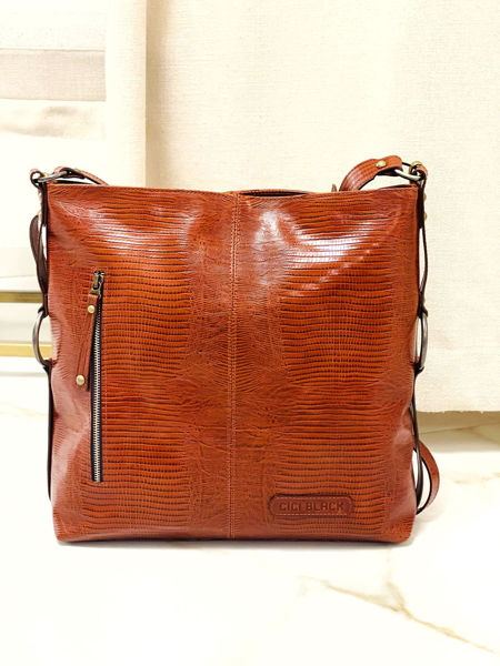 Imagen de Cartera Blair Whisky Lagarto
