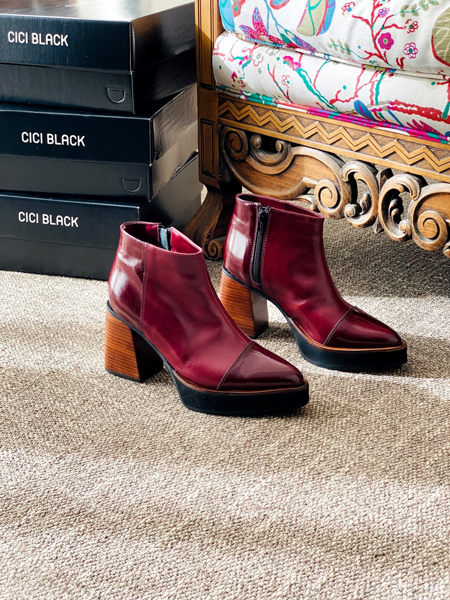 Imagen de Bota Britney Bordo Charol