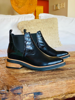Imagen de Bota Sanz Negro Croco