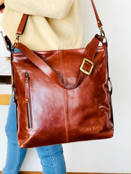 Imagen de Cartera Blair Whisky Milano Lagarto