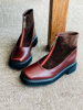 Imagen de Bota Krum Chocolate y Rojo