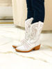 Imagen de Bota Texana Walker Blanco Craquelado