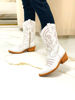 Imagen de Bota Texana Walker Blanco Craquelado