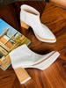 Imagen de Bota Britney Blanco Charol Lagarto