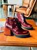 Imagen de Bota Bohr Bordo Charol