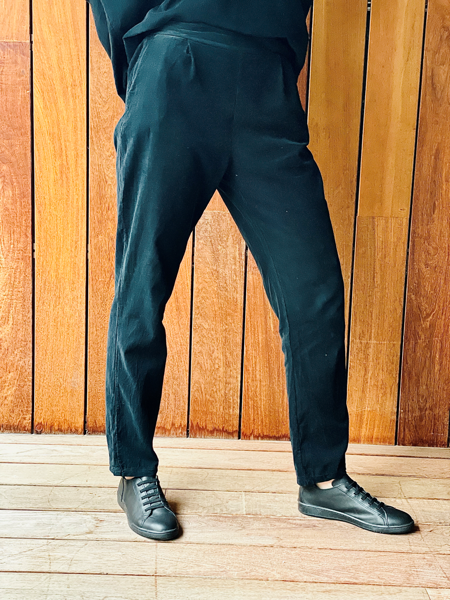 Imagen de Pantalon Williams Negro Pana