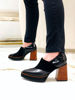 Imagen de Zapato Comte Negro Nobuck Charol