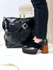 Imagen de Zapato Comte Negro Nobuck Charol