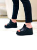 Imagen de Sandalia Brac Negro Lagarto