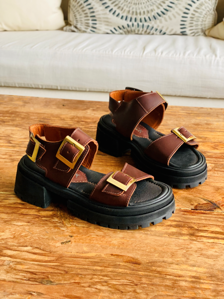 Imagen de Sandalia Amalfi Choco