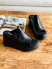Imagen de Sandalia Brac Negro Lagarto