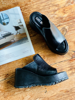 Imagen de Sandalia Brac Negro Lagarto