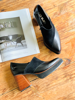 Imagen de Zapato Comte Negro Nobuck Charol