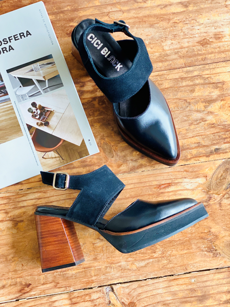 Imagen de Zapato Saona Negro Nobuck