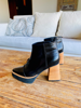 Imagen de Bota Britney Negro Lagarto