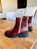Imagen de Bota Lavinia Chocolate y Natural