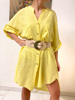 Imagen de Camisa Vestido Malibu Amarilla