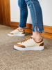 Imagen de Sneaker Caleta Natural y Tostado