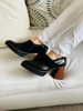 Imagen de Zapato Comte Negro Nobuck Charol