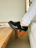Imagen de Zapato Comte Negro Nobuck Charol