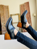 Imagen de Zapato Pacioli Negro Croco