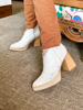 Imagen de Bota Da Vinci Blanco Craquelado