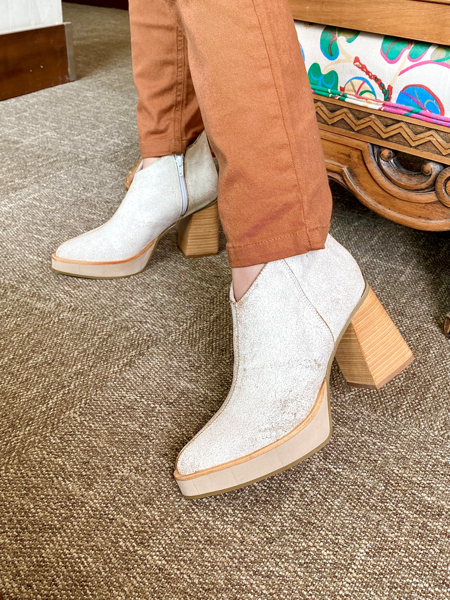 Imagen de Bota Da Vinci Blanco Craquelado