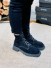 Imagen de Bota Davos Negro Nobuck