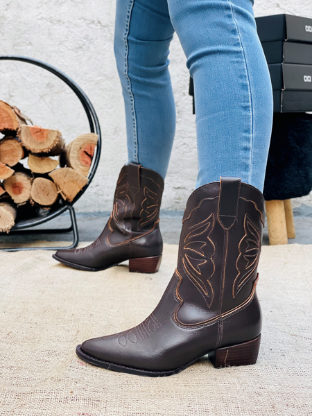Imagen de Bota Texana Luwin Chocolate