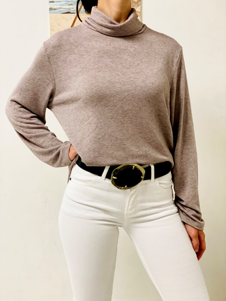 Imagen de Polera Borg Taupe