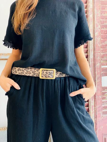 Imagen de Cinto de Cuero Animal Print