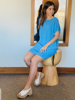 Imagen de Vestido Asis Celeste