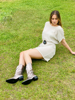 Imagen de Vestido Asis Beige