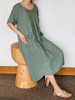 Imagen de Vestido Vicenza Verde Seco