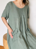 Imagen de Vestido Vicenza Verde Seco