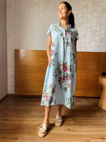Imagen de Vestido Genova Celeste