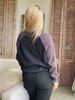 Imagen de Polera Dobby Negro y Gris
