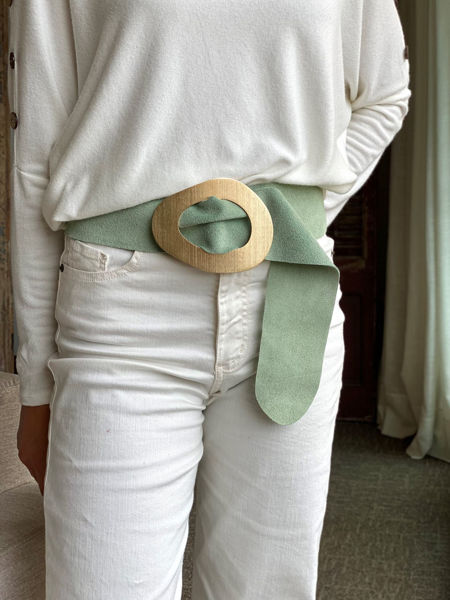 Imagen de Cinto CLEO Verde Pastel