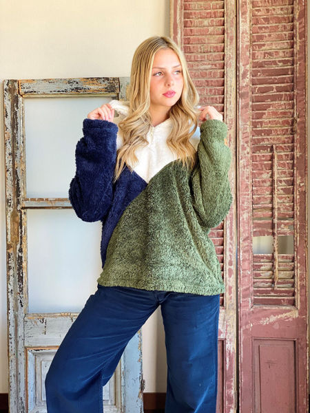 Imagen de Buzo Finnigan Azul y Verde