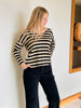 Imagen de Remera Odense Negro Beige