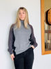 Imagen de Polera Dobby Negro y Gris