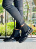 Imagen de Bota Bruselas Negro Nobuck Milano