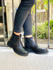 Imagen de Bota Bruselas Negro Lagarto Milano